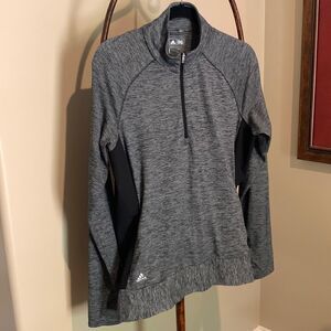 ADIDAS Half Zip Long Sleeve Top